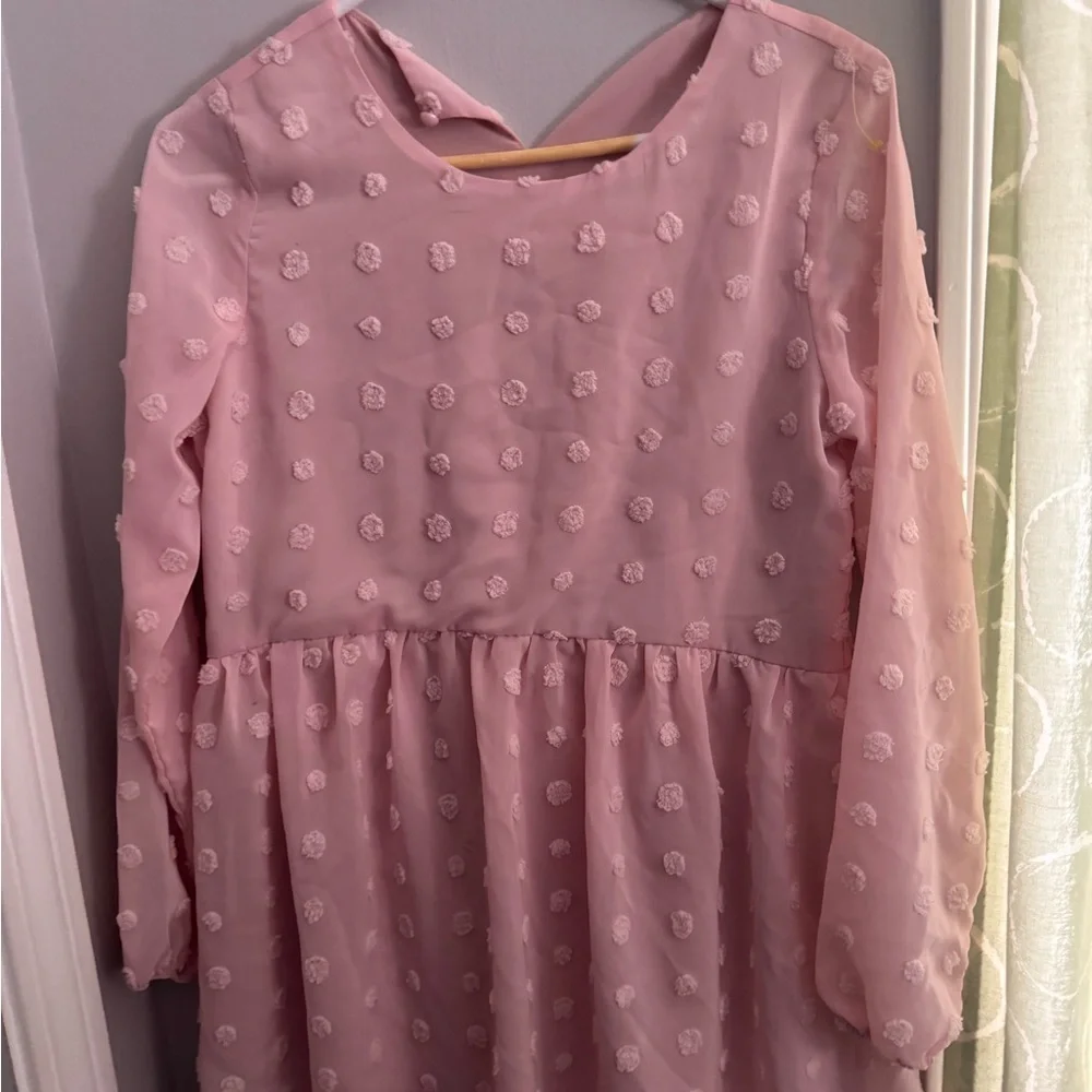 Pink Floral womens Dress